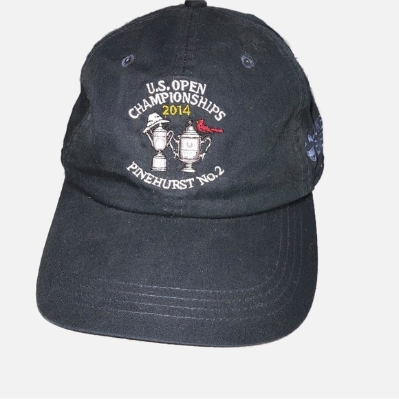US Open 2014 Pinehurst Embroidered Hat Golf  PGA Blue Duke Energy - Picture 1 of 5